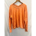 Free People  Movement All Star Layer‎ Sweater Orange Grove Small Cozy Fall Photo 1