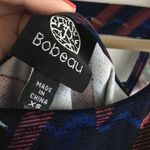 Bobeau Chervon Printed Fit & Flare Dress Back Cutout Sleeveless Womens S… Photo 3