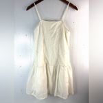 Aerie  XS Feminine Eyelet Lace Accent Tiered Mini Dress in Off-White Photo 6