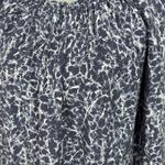 Michael Kors Michael  Marble‎ Print Off-Shoulder Shift Dress Blue White Small Photo 6