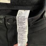 Maje  moto leather black denim zip skinny jeans Photo 6