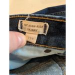 Madewell 10 High Rise Skinny Jeans Dark Wash Womens Size 25T Tall Casual Photo 3