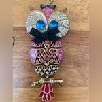 Betsey Johnson  Enchanted Woodland Forest Owl Pendant Necklace Photo 1