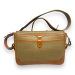 Dooney & Bourke Dooney & Bourke Taupe Brown Purse Handbag Tote All Weather Leather USA Vintage Photo 1