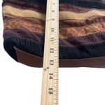 Carribean Joe Vintage Cheetah Corduroy Brown Shoulder Tote Purse Photo 8