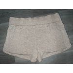 Athleta  Restore Shortie Shorts Oatmeal Beige Pink Soft XL Photo 4