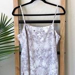 Jennifer Lopez Lilac Snakeskin Eyelet Spaghetti Strap Sleeveless Tank Top Photo 0