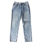 Free People  We The Free The Lasso Straight Leg High Rise Distressed Jean Size 31 Photo 3