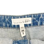 Loft Ann Taylor Button Front Denim Skirt Sz 26 Photo 2