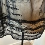 Gilligan & OMalley Black Lace Babydoll Chemise Sheer Lingerie Sleepwear Small Photo 2