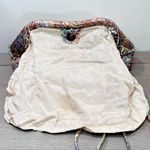 Source Unknown Vintage 1980s Quilted Painted Leather Paint‎ Splash Purse Handbag Multicolor Photo 6