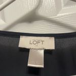 Loft Black  Long Sleeve Laced V Neck 100% Polyester L. Causal or Dress it up. Photo 1