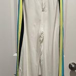 Honey Punch rainbow striped white long loose pants Photo 0