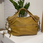 Kelsi Dagger  yellow gold soft leather hobo shoulder strap bag boho pebbled Photo 5