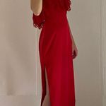 Lovers + Friends / Revolve Sylvia Strapless Gown in Flame Scarlet NWOT Photo 1