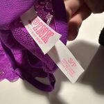PINK Victoria’s Secret Purple Lace Bralette With Shimmer Women’s Sz S Small Photo 7