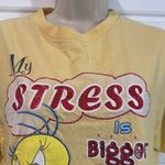 Vintage 90s Looney Tunes Tweety Bird T Photo 2