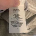 Urban Outfitters  Lumiere Paloma Stripe Ruffle Back Tie Waist Tee T-shirt Size L Photo 5