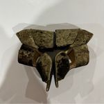 CAbi Interlock Block Crushed Velvet Heels in Moss Size 7 Photo 2