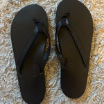 Rainbow Sandals Black Rainbow Flip-Flops Photo 0