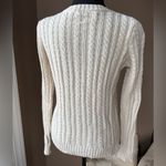 Jeanne pierre  Vintage Ivory Oatmeal Cable Knit Sweater Size Small Photo 2