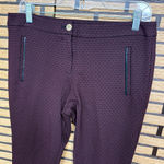 Anne Klein Ann Klein Burgundy‎ Dress Pants Size 4 Photo 0