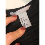 H&M Sexy little black dress with lace and gold zipper  Size 8 Photo 4