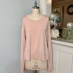 Lululemon  Modal Relaxed Fit Long Sleeve Shirt Misty Shell Size 12 NWT Photo 2