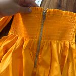 For Love & Lemons Saint Lucia Orange Mini Dress Photo 7