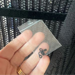 Coldwater Creek NWOT  Black Knit Cardigan Without Buttons Size Medium Photo 4