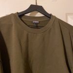 EXPRESS NWOT pull-over ruched long sleeve sweatshirt Photo 3