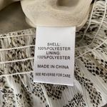 Lucy Paris ‎ sz S tan animal print victorian collar blouse NWOT Photo 5