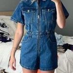 These Three Boutique Denim Romper  Photo 1