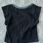 Urban Outfitters  Black Ribbed Top Photo 3