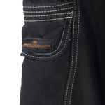 BDG SZ 25 Relaxed Skate Jeans Hi-Rise Cargo Pockets Elastic Waist Zip-Fly Black Photo 2