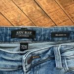 Judy Blue  distressed Relaxed 7/29 stretchy boutique jeans Photo 1