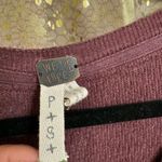 Free People Rainbow Thermal Wine Maroon Long Sleeve Boho Small Photo 2