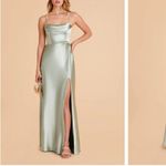 Birdy Grey Mia Dress Shiny Satin Sage Photo 1