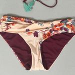 Pink Floral Print Bikini Swim Top and Bathing Suit Bottoms Coords Matching Set Size XS 🌺 Photo 0