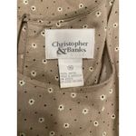 Christopher & Banks Christopher &‎ Banks Ditsy Floral Micro Daisy Sleeveless Maxi Dress (16) 90s Y2K Photo 3