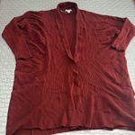 Zenana Outfitters  red open cardigan size large Photo 0