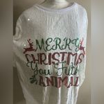 NWT why dress sequin merry Christmas one size White Size undefined Photo 1