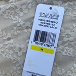 John Paul Richard New Vintage Floral Cream Tan Lace Sequin Top Photo 7