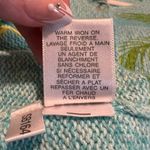 Fisher Hill Tropical Embroidered Sweater Cardigan, Size Large Blue Photo 3