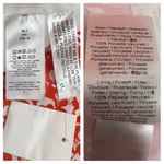 Ganni NWT Dress Abstract Floral Orange Dot Crepe Midi Size 2 Photo 8