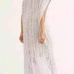 Free People New NWT Pirouette Knit Cowl Neck Long Tunic Sugar Cloud Combo wool Photo 2