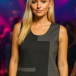 Alexander Wang  Grey Colorblock Tank Special Occasion Party Office Siren Career L Photo 0