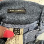 Massimo Dutti  Women’s 2 Jogger Pants Woven Cotton Blue Tapered Stretch Comfort Photo 8