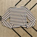 Gap NWT Striped Cropped Rib Long Sleeve T-Shirt Photo 3