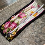 Oscar de la Renta OSCAR by Floral Silk Chiffon Twilly Scarf Photo 3